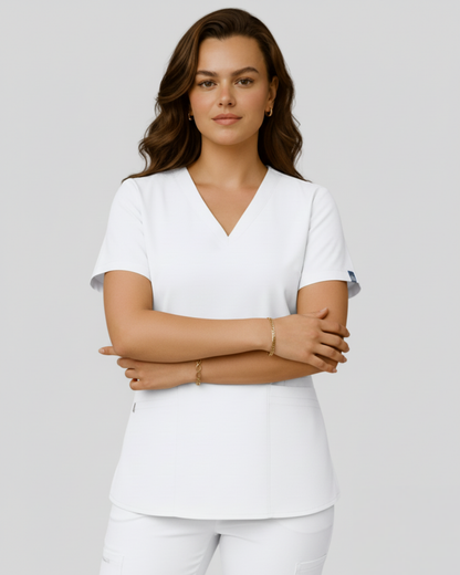 Top Medic Mujer | Tela CleëPrime