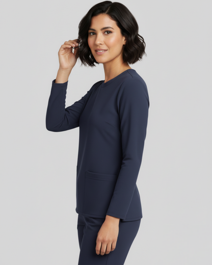 Top Medic ML Mujer | Tela CleëPrime