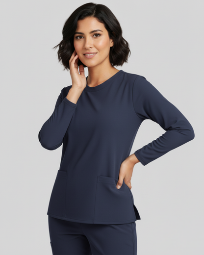 Top Medic ML Mujer | Tela CleëPrime