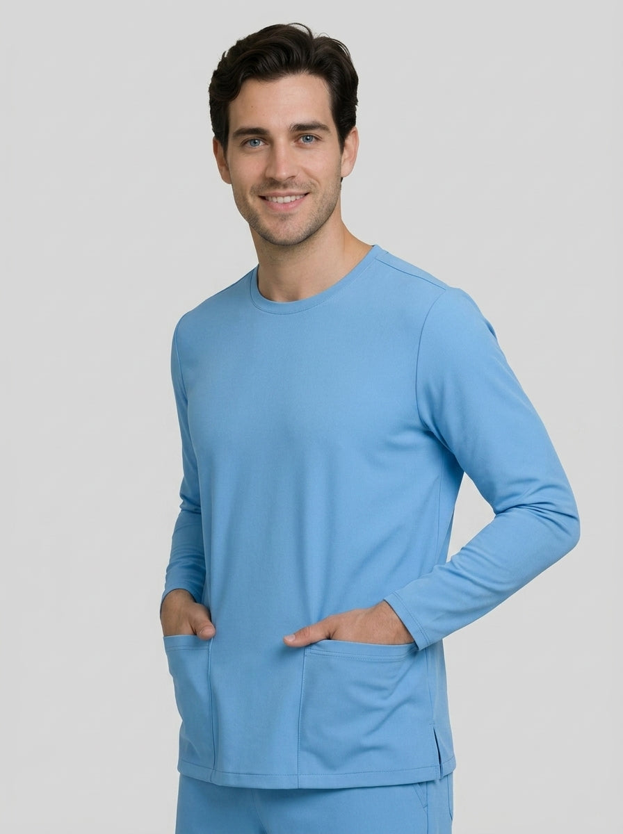 Top Manga Larga Hombre | 2 Pockets