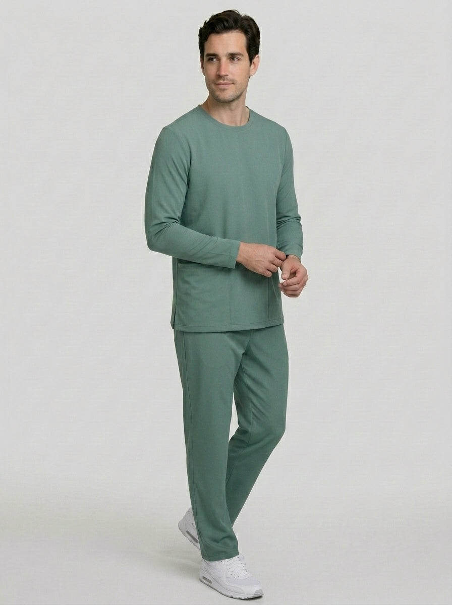 Top Manga Larga Hombre | 2 Pockets