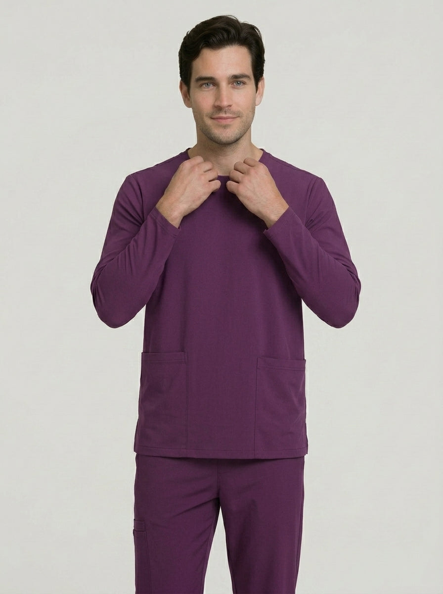 Top Manga Larga Hombre | 2 Pockets