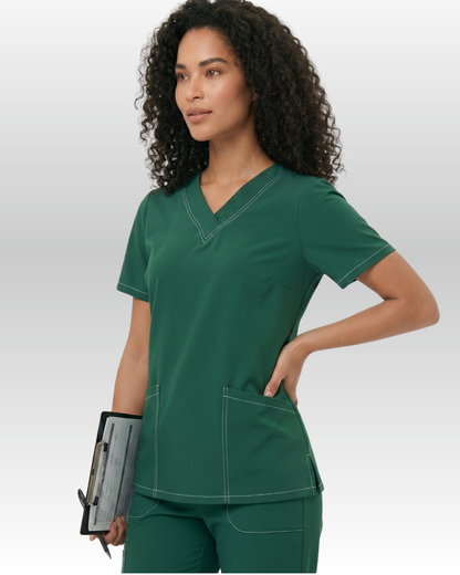 Top Pespunte Mujer | 3 Pockets
