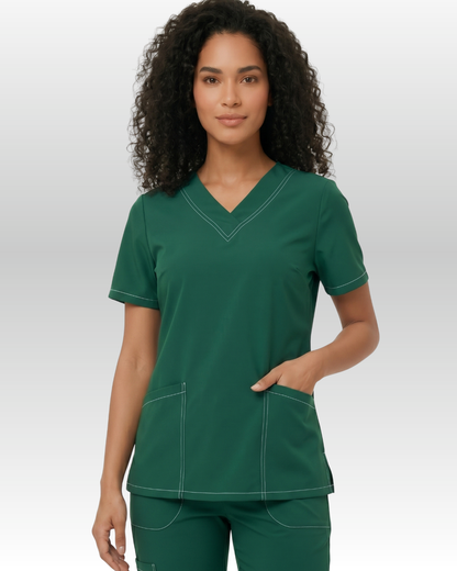 Top Pespunte Mujer | 3 Pockets