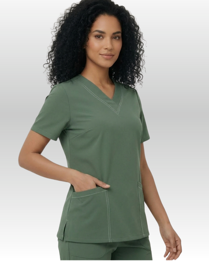 Top Pespunte Mujer | 3 Pockets
