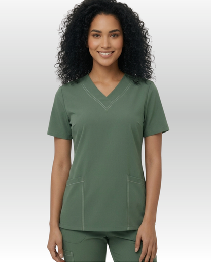 Top Pespunte Mujer | 3 Pockets
