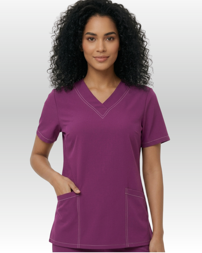 Top Pespunte Mujer | 3 Pockets