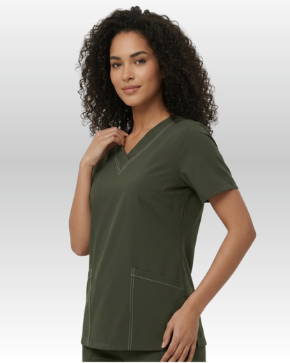 Top Pespunte Mujer | 3 Pockets