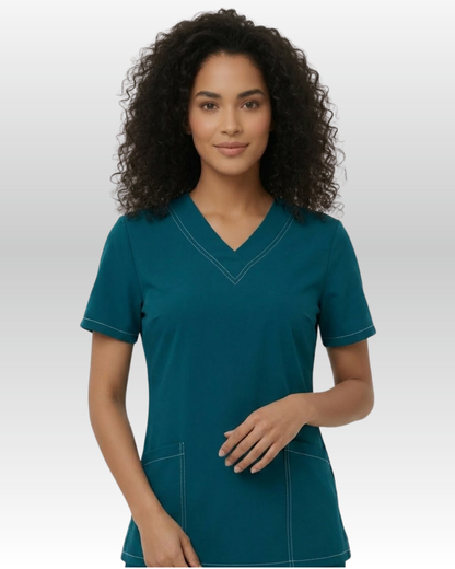 Top Pespunte Mujer | 3 Pockets