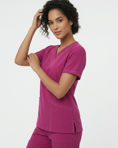Top Pespunte Mujer | 3 Pockets