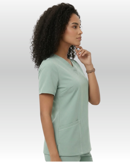 Top Pespunte Mujer | 3 Pockets