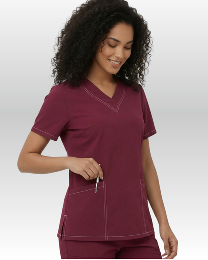 Top Pespunte Mujer | 3 Pockets