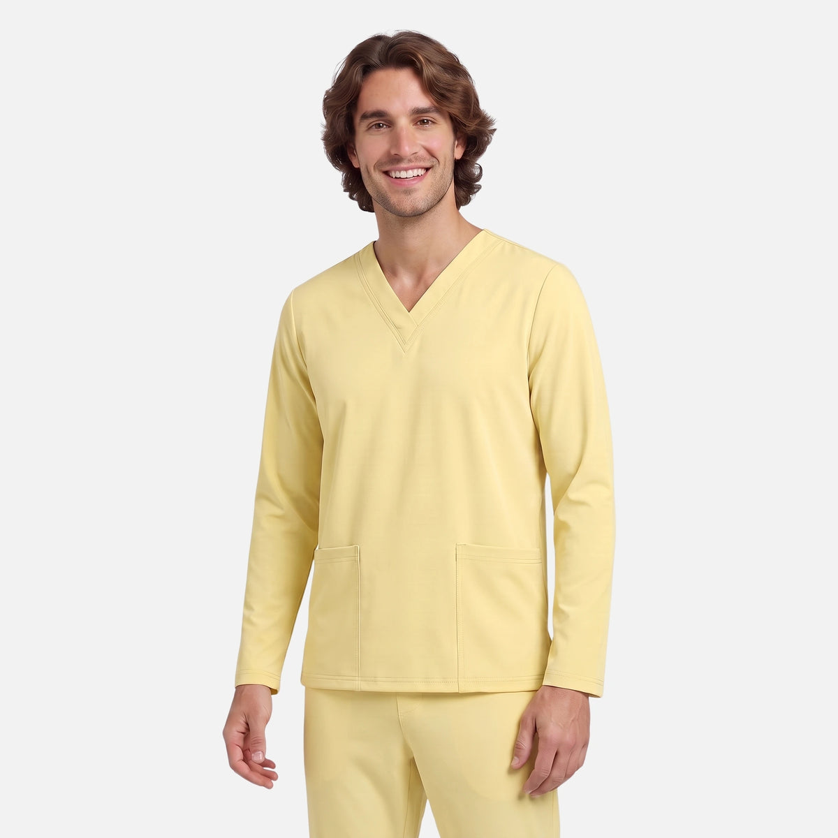 Top Manga Larga Hombre | 2 Pockets