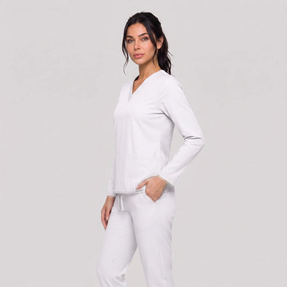 Top Manga Larga Mujer | 2 Pockets