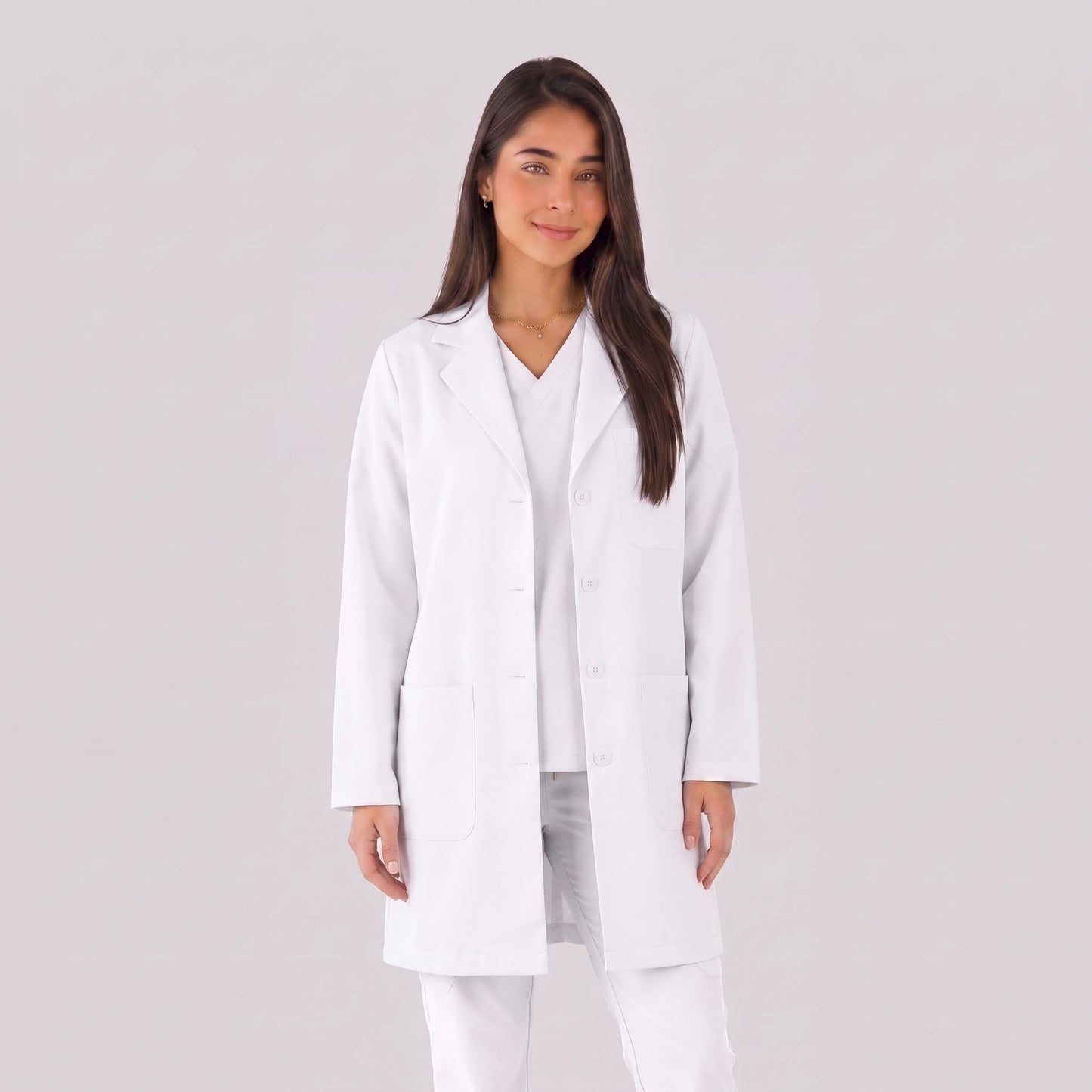 Bata Corta Essential Mujer | 3 Pockets