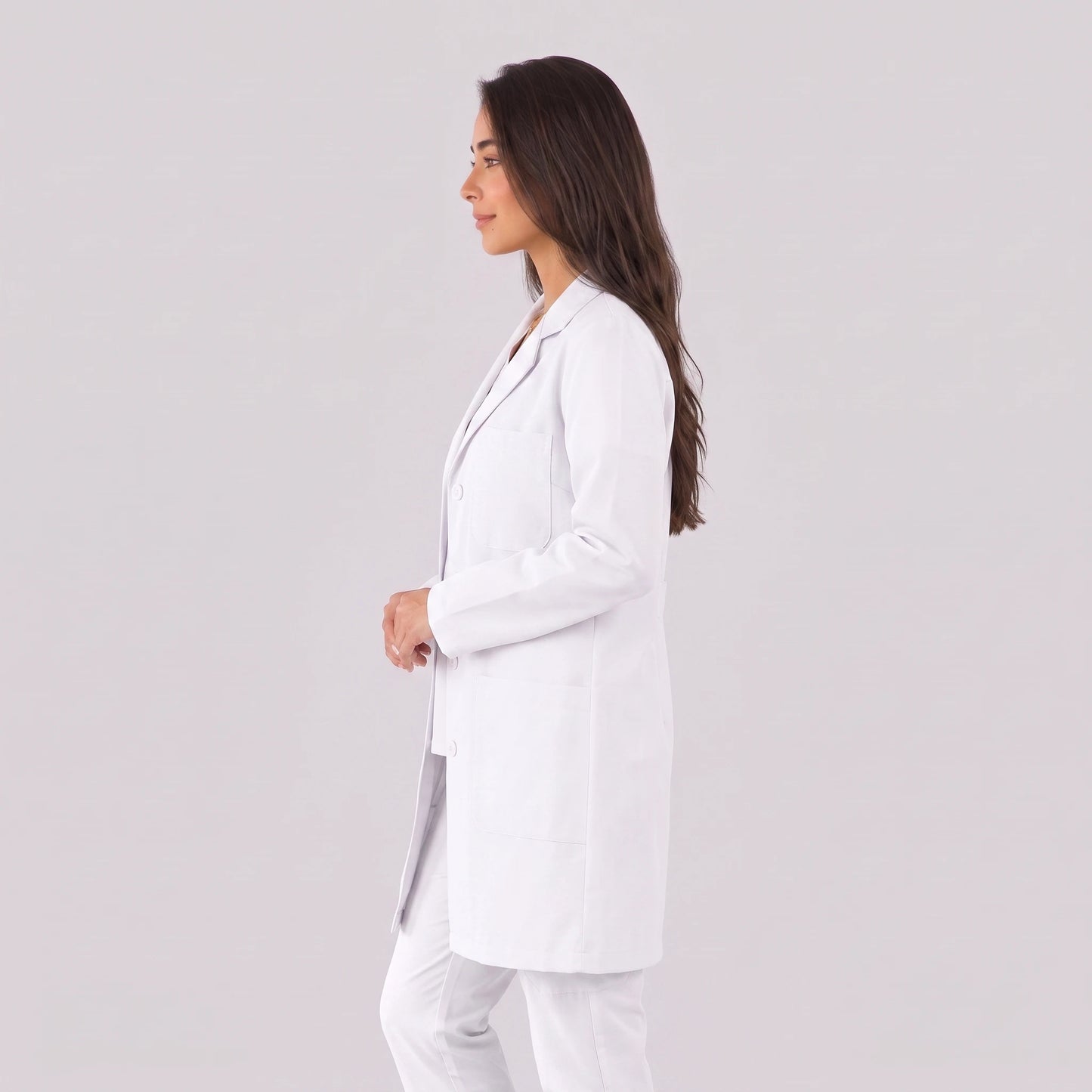 Bata Corta Essential Mujer | 3 Pockets