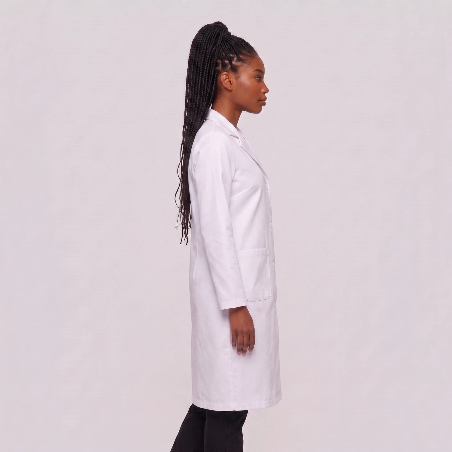 Bata Larga Essential Mujer | 3 Pockets