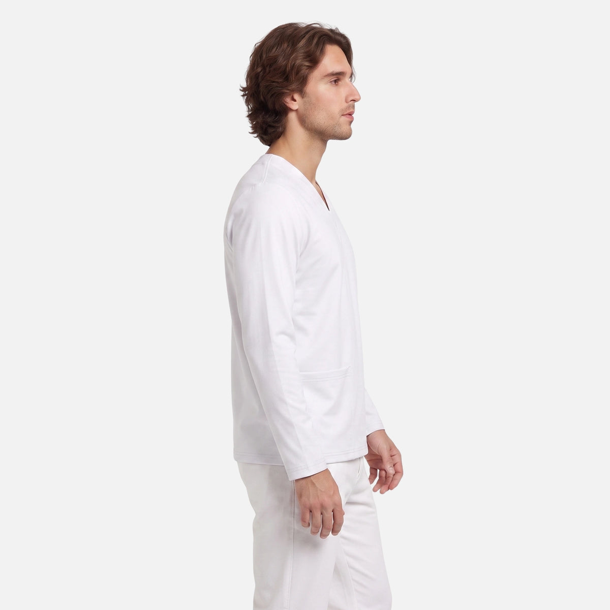 Top Manga Larga Hombre | 2 Pockets