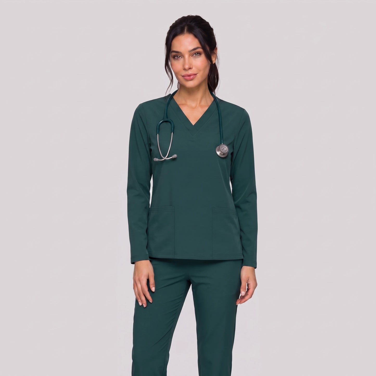 Top Manga Larga Mujer | 2 Pockets