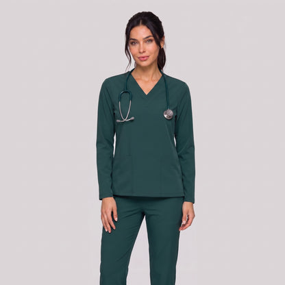 Top Manga Larga Mujer | 2 Pockets