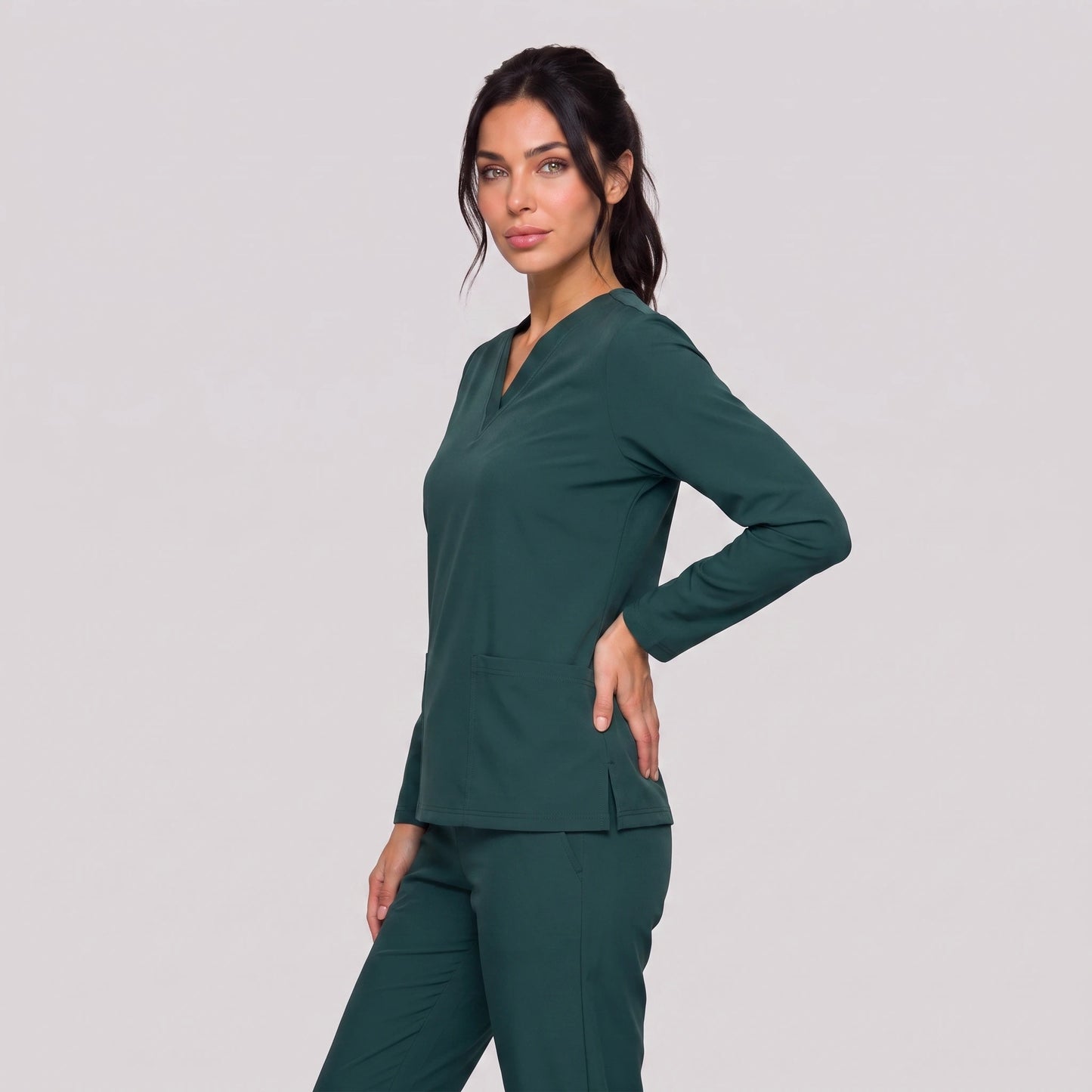 Top Manga Larga Mujer | 2 Pockets