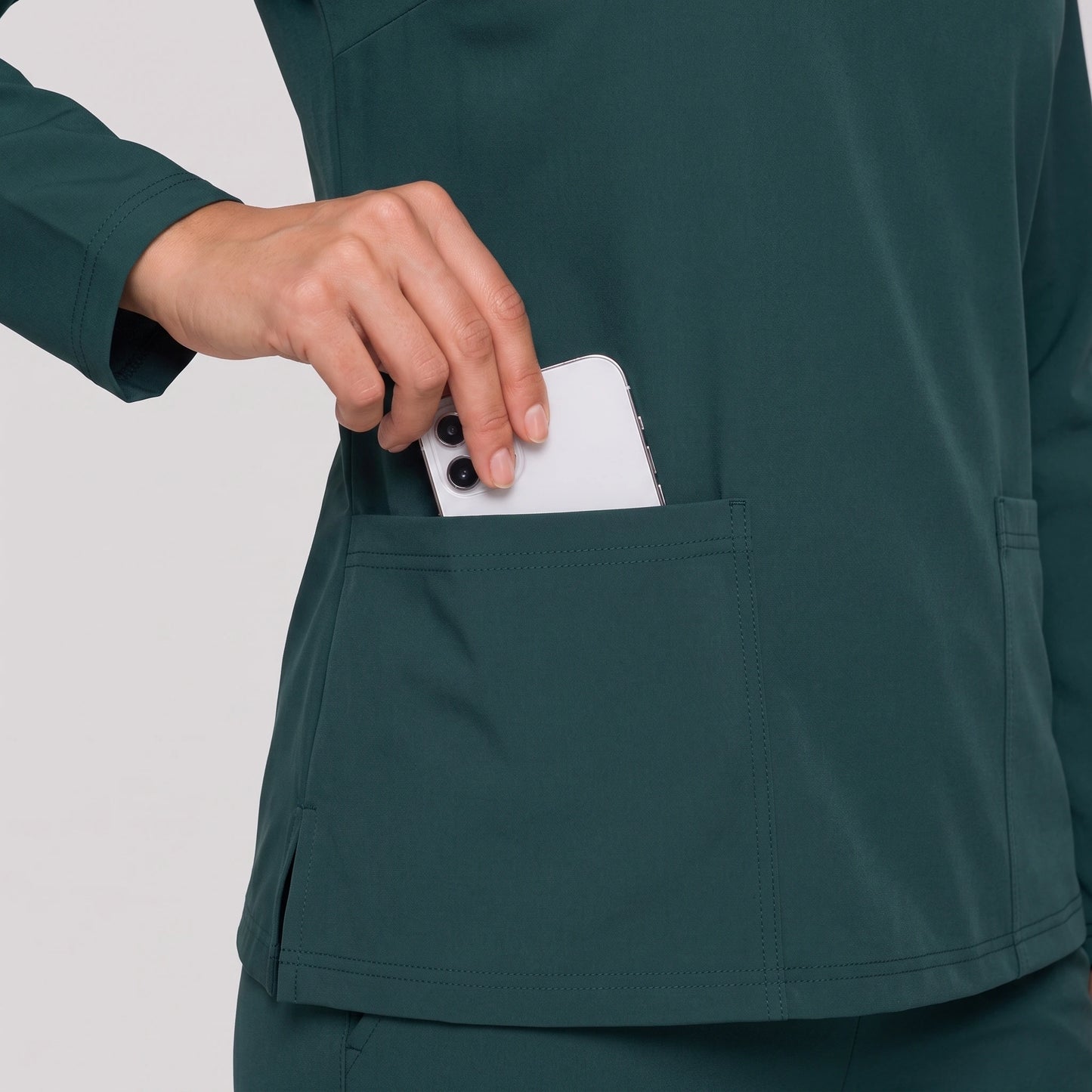 Top Manga Larga Mujer | 2 Pockets