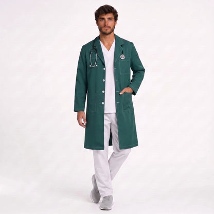 Bata Larga Pespunte Hombre | 3 Pockets