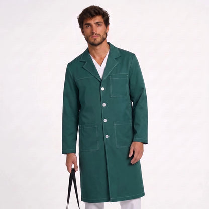 Bata Larga Pespunte Hombre | 3 Pockets