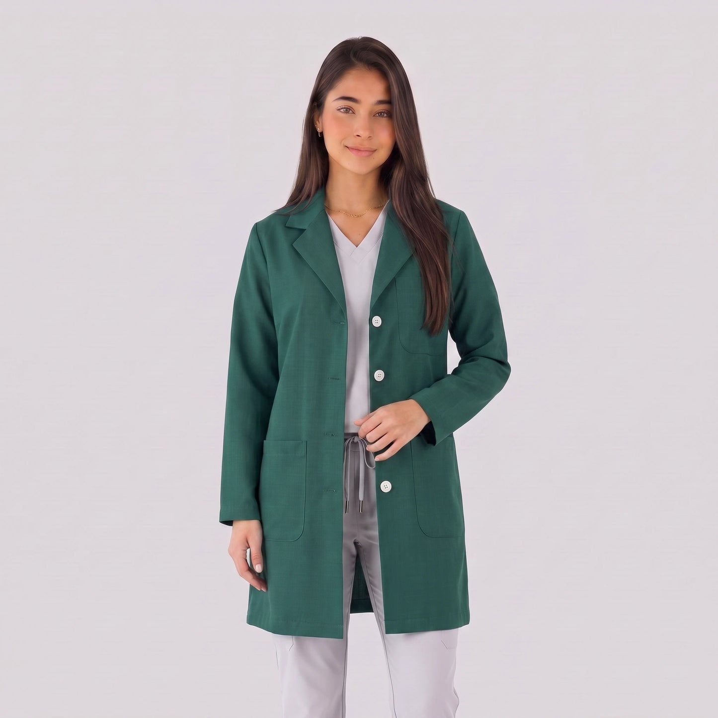 Bata Corta Essential Mujer | 3 Pockets