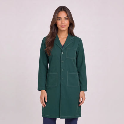 Bata Larga Prepunte Mujer | 3 Pockets
