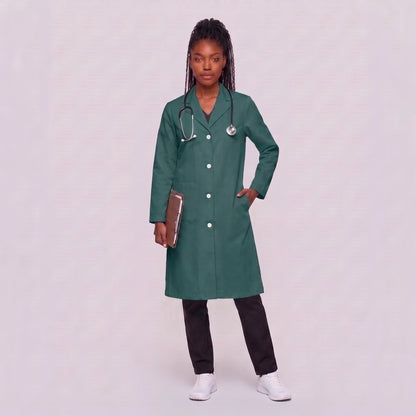 Bata Larga Essential Mujer | 3 Pockets