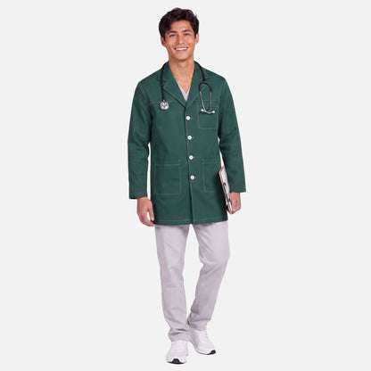 Bata Corta Pespunte Hombre | 3 Pockets