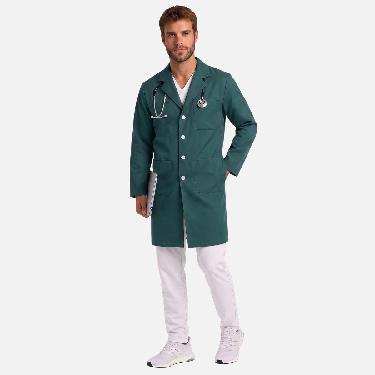 Bata Larga Essential Hombre | 3 Pockets