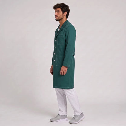 Bata Larga Pespunte Hombre | 3 Pockets