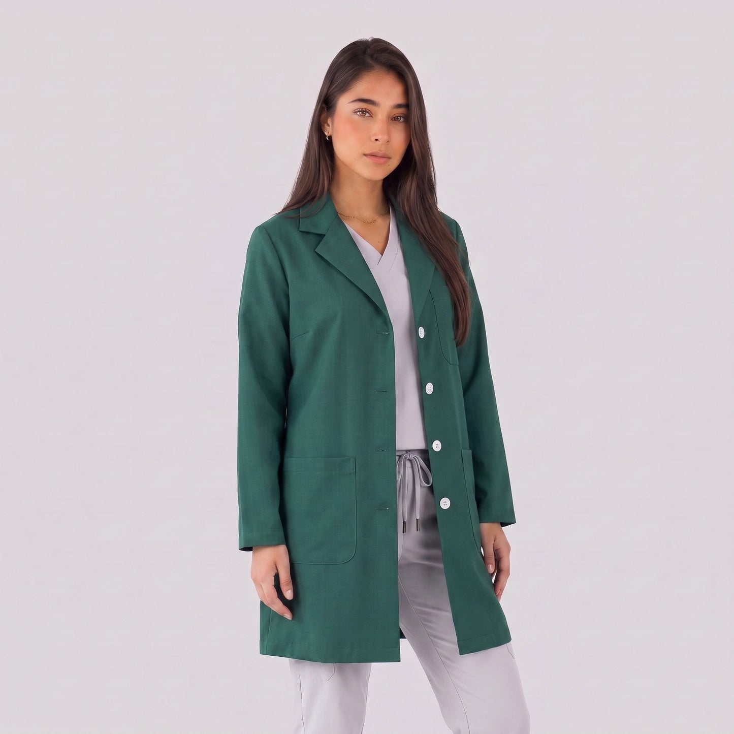Bata Corta Essential Mujer | 3 Pockets