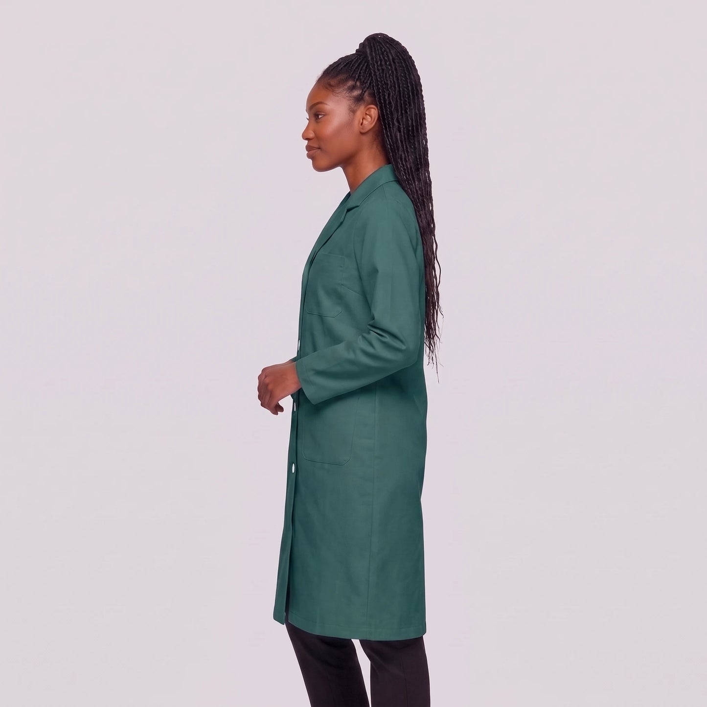 Bata Larga Essential Mujer | 3 Pockets