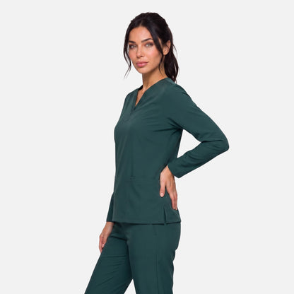 Top Manga Larga Mujer | 2 Pockets