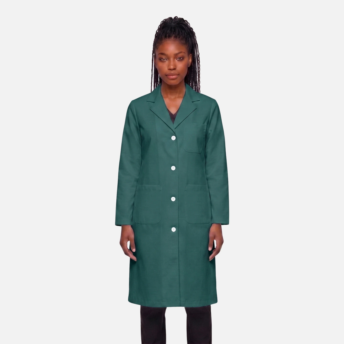 Bata Larga Essential Mujer | 3 Pockets