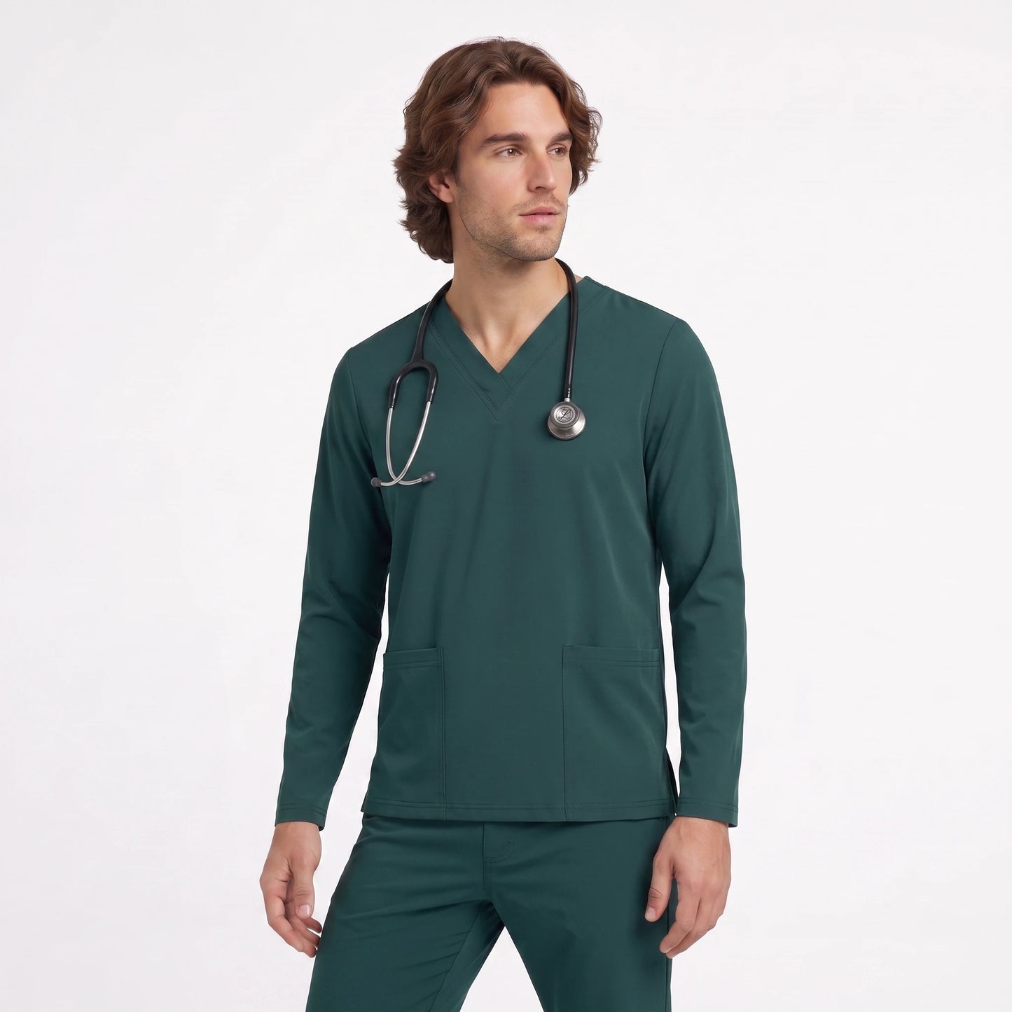 Top Manga Larga Hombre | 2 Pockets