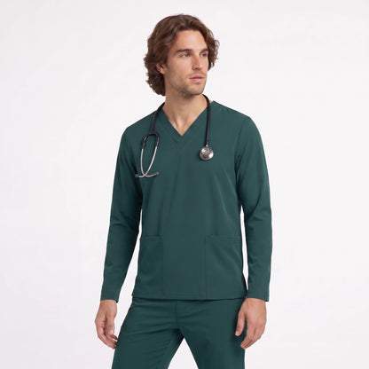 Top Manga Larga Hombre | 2 Pockets