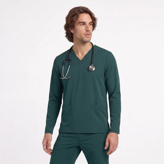 Top Manga Larga Hombre | 2 Pockets