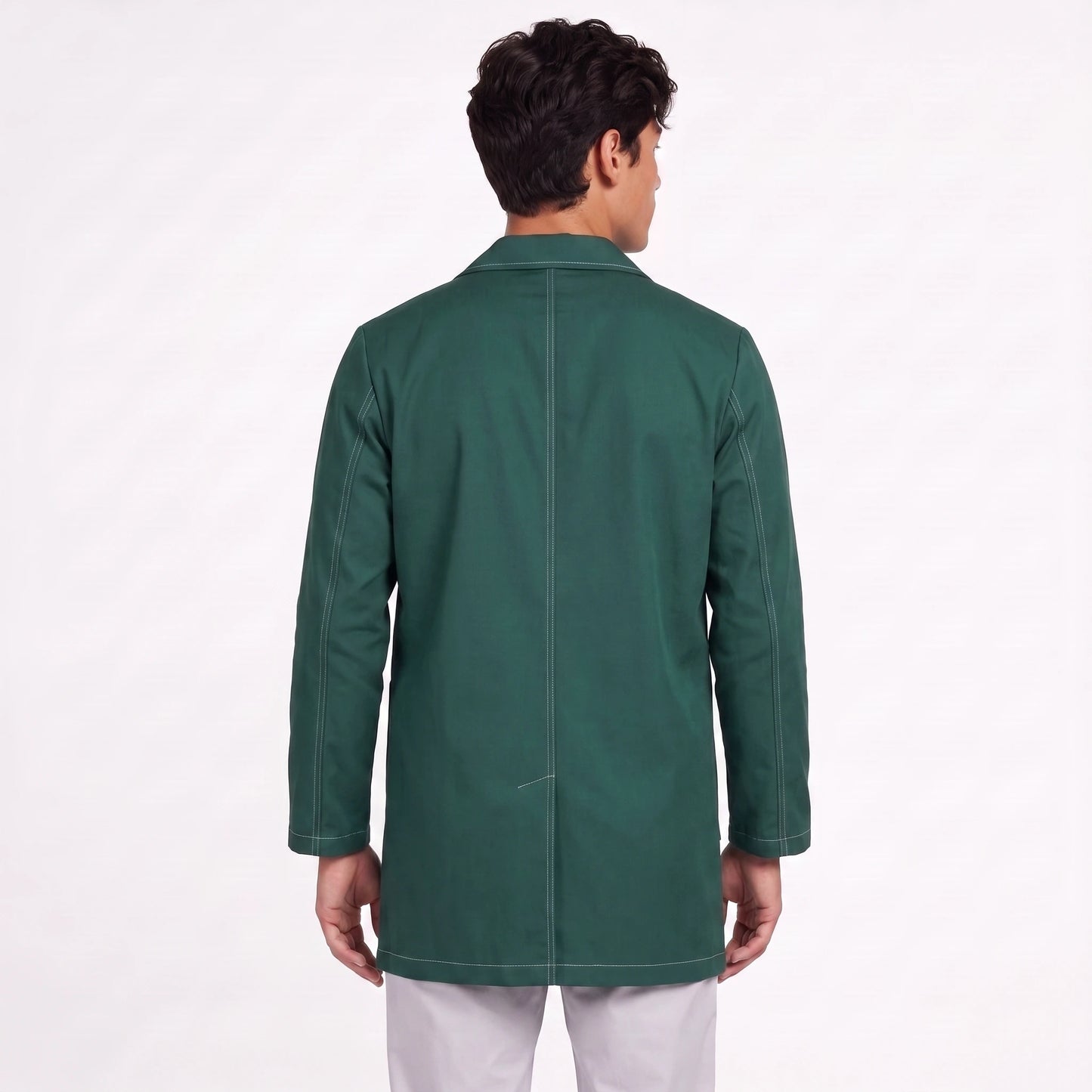 Bata Corta Pespunte Hombre | 3 Pockets