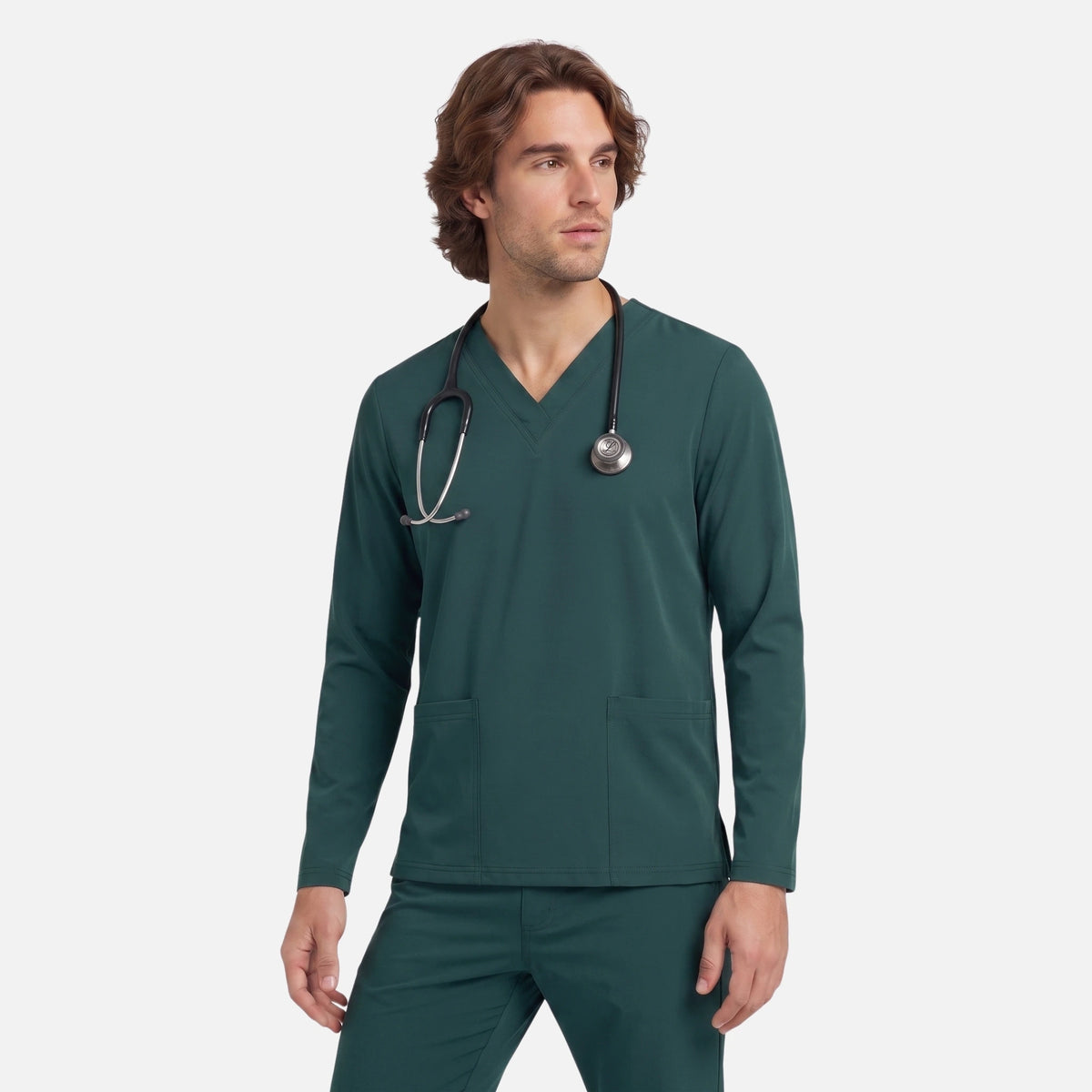 Top Manga Larga Hombre | 2 Pockets