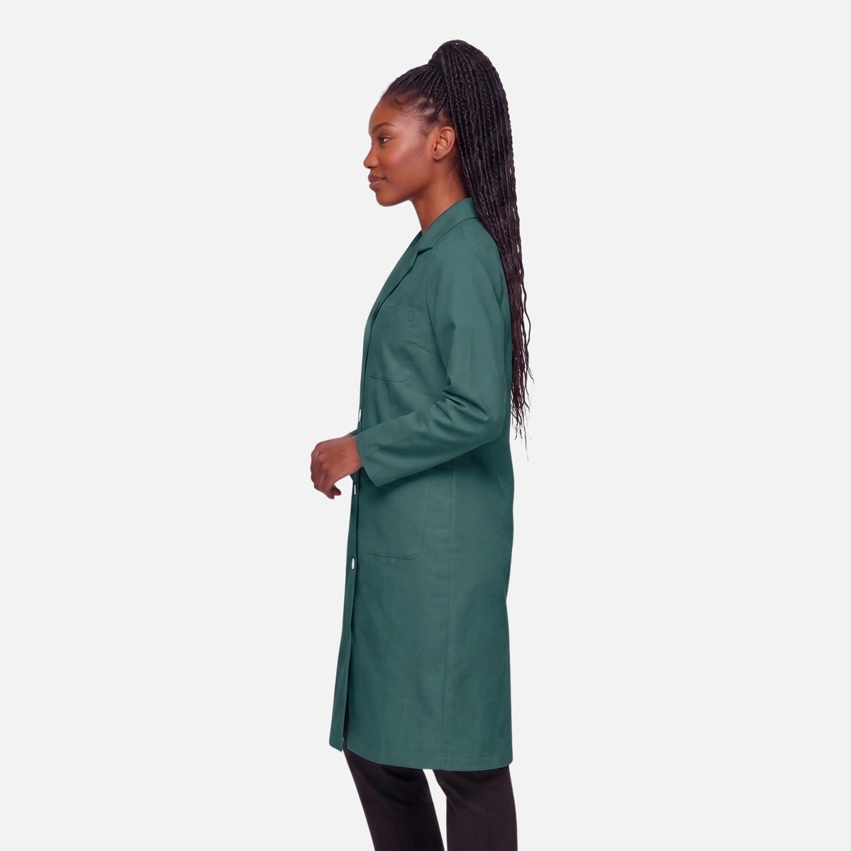 Bata Larga Essential Mujer | 3 Pockets