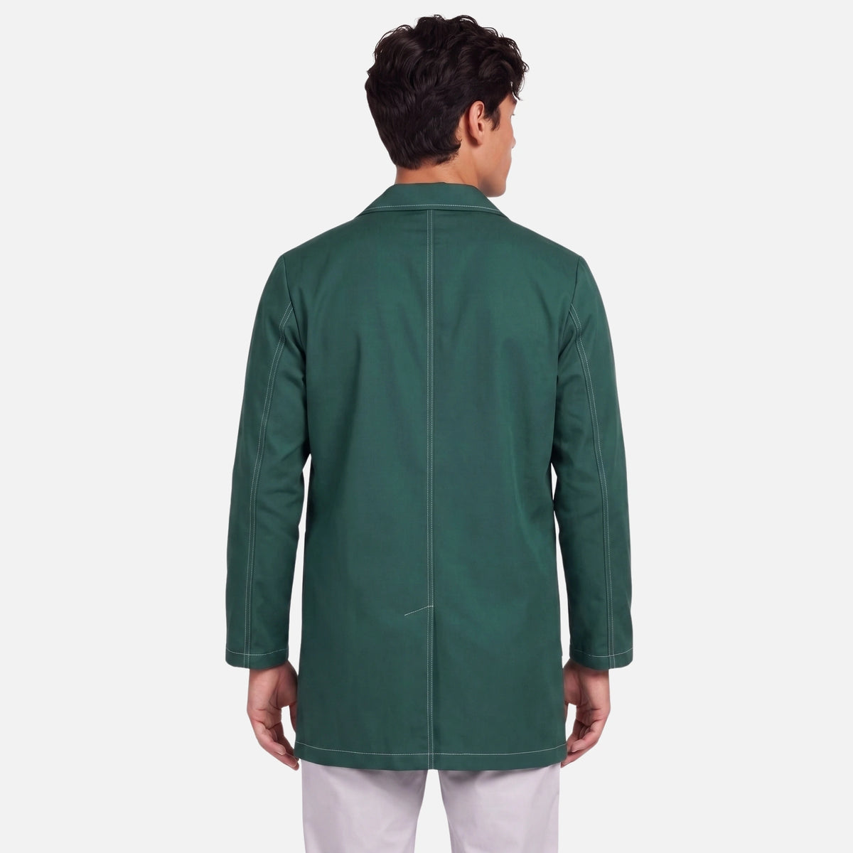 Bata Corta Pespunte Hombre | 3 Pockets