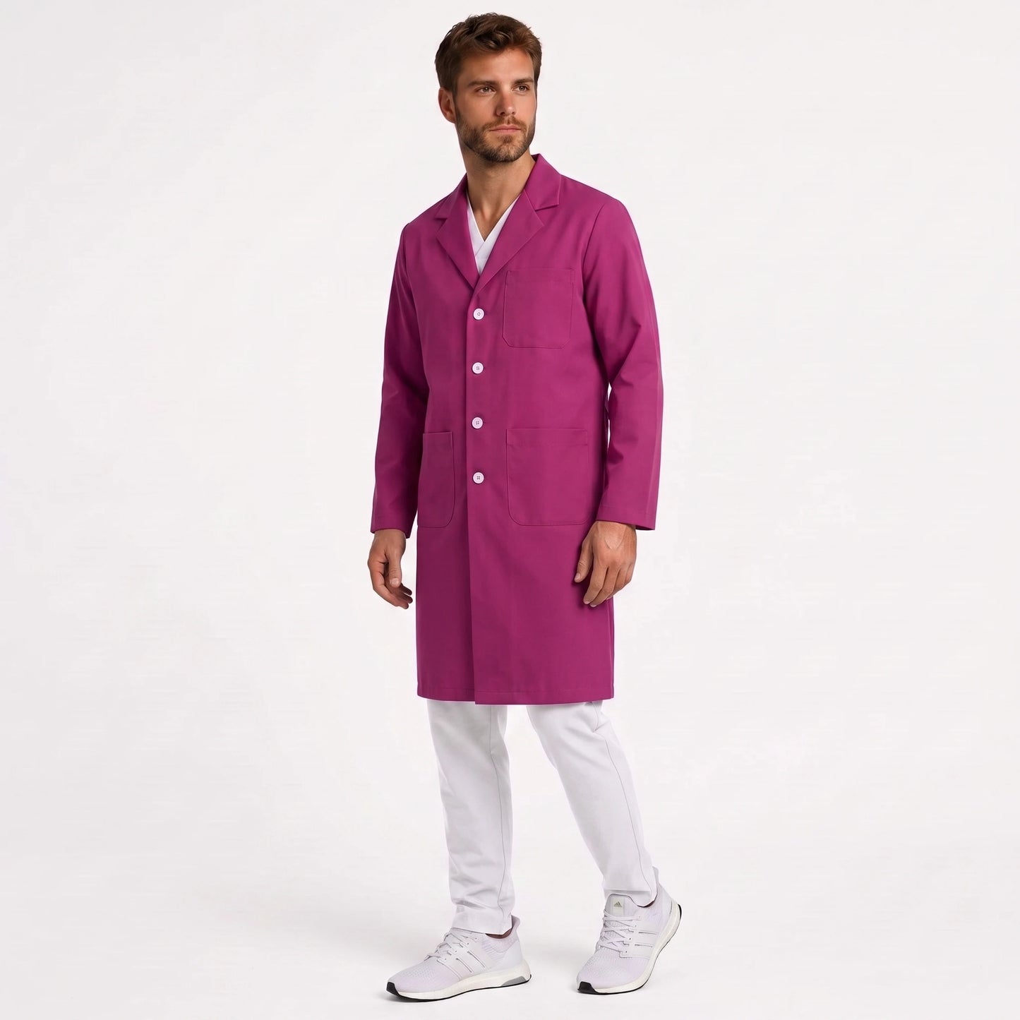 Bata Larga Essential Hombre | 3 Pockets