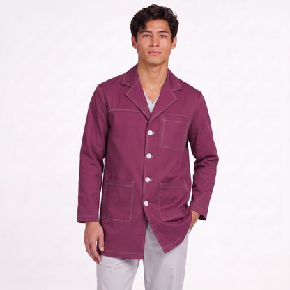 Bata Corta Pespunte Hombre | 3 Pockets