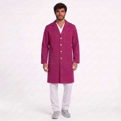 Bata Larga Pespunte Hombre | 3 Pockets