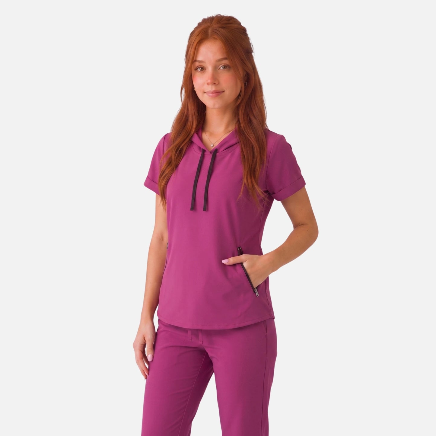 Top Hoodie Mujer | 2 Pockets