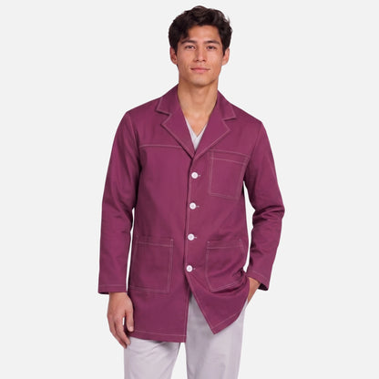 Bata Corta Pespunte Hombre | 3 Pockets